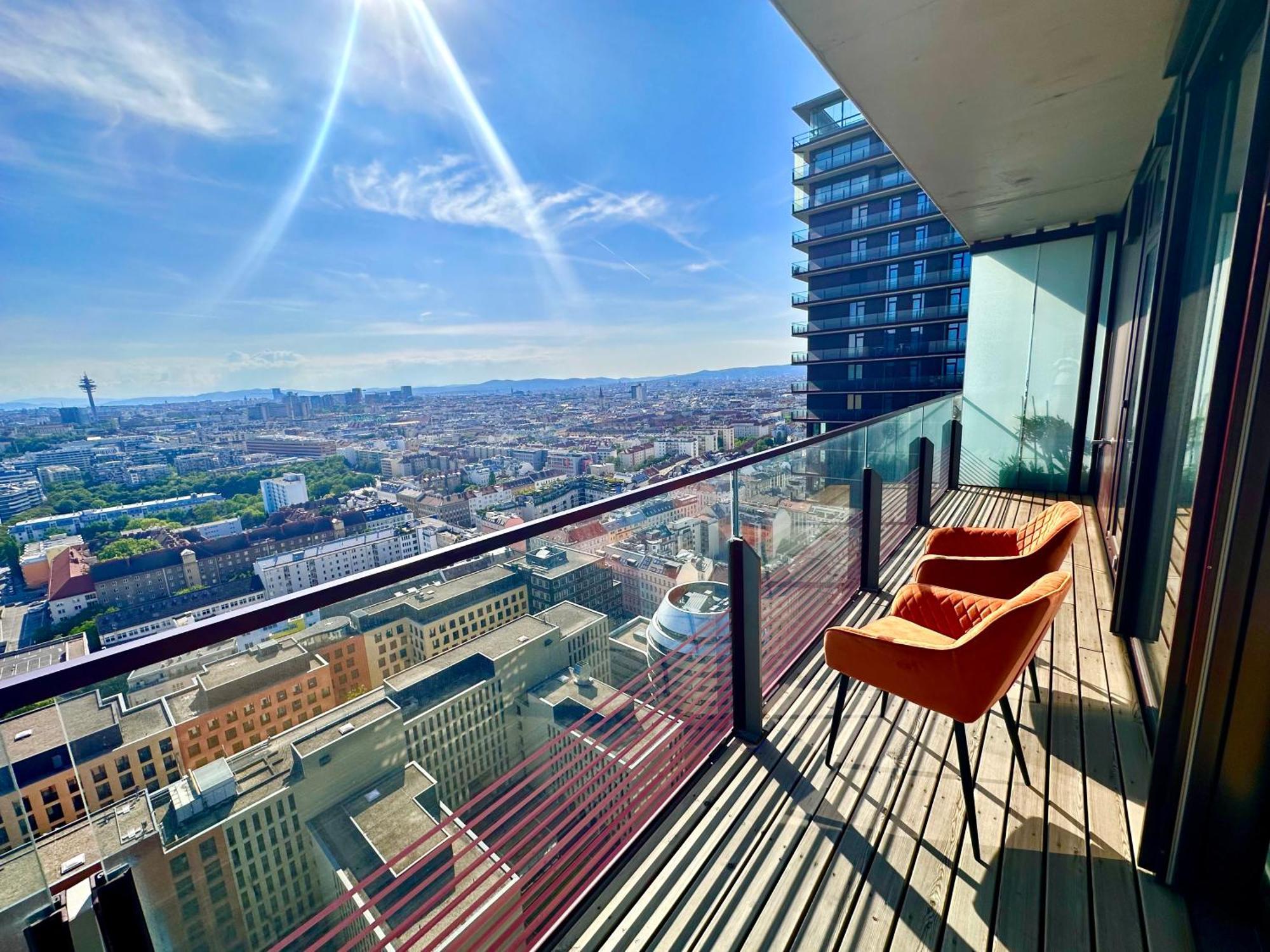 Luxury Penthouse I Rooftop Pool I Self Check-In Vienna Luaran gambar