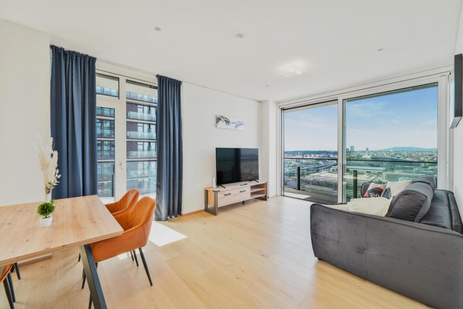 Luxury Penthouse I Rooftop Pool I Self Check-In Vienna Luaran gambar